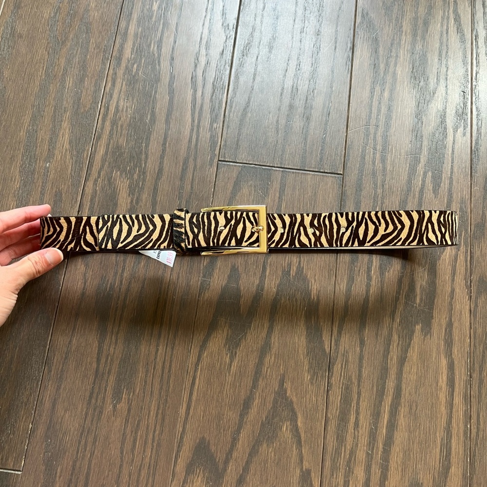 Tiger print belt
